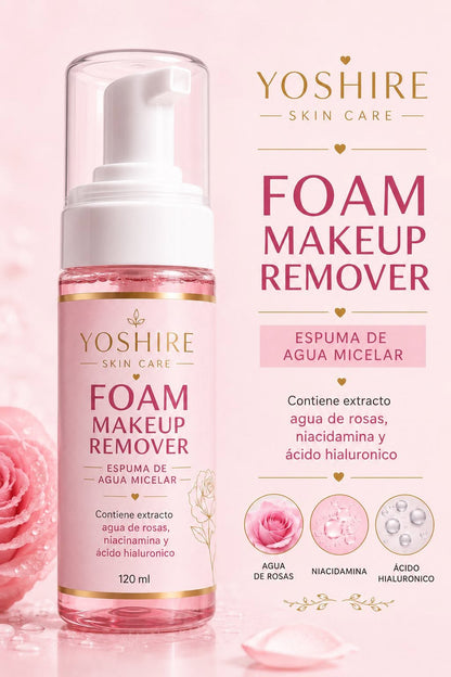 Desmaquillante Facial en Espuma — Agua Micelar