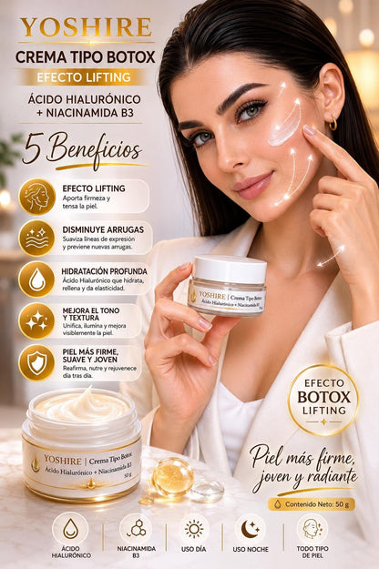 Crema Tipo Botox — Efecto Lifting Inmediato