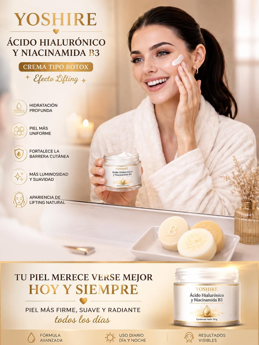 Crema Tipo Botox — Efecto Lifting Inmediato