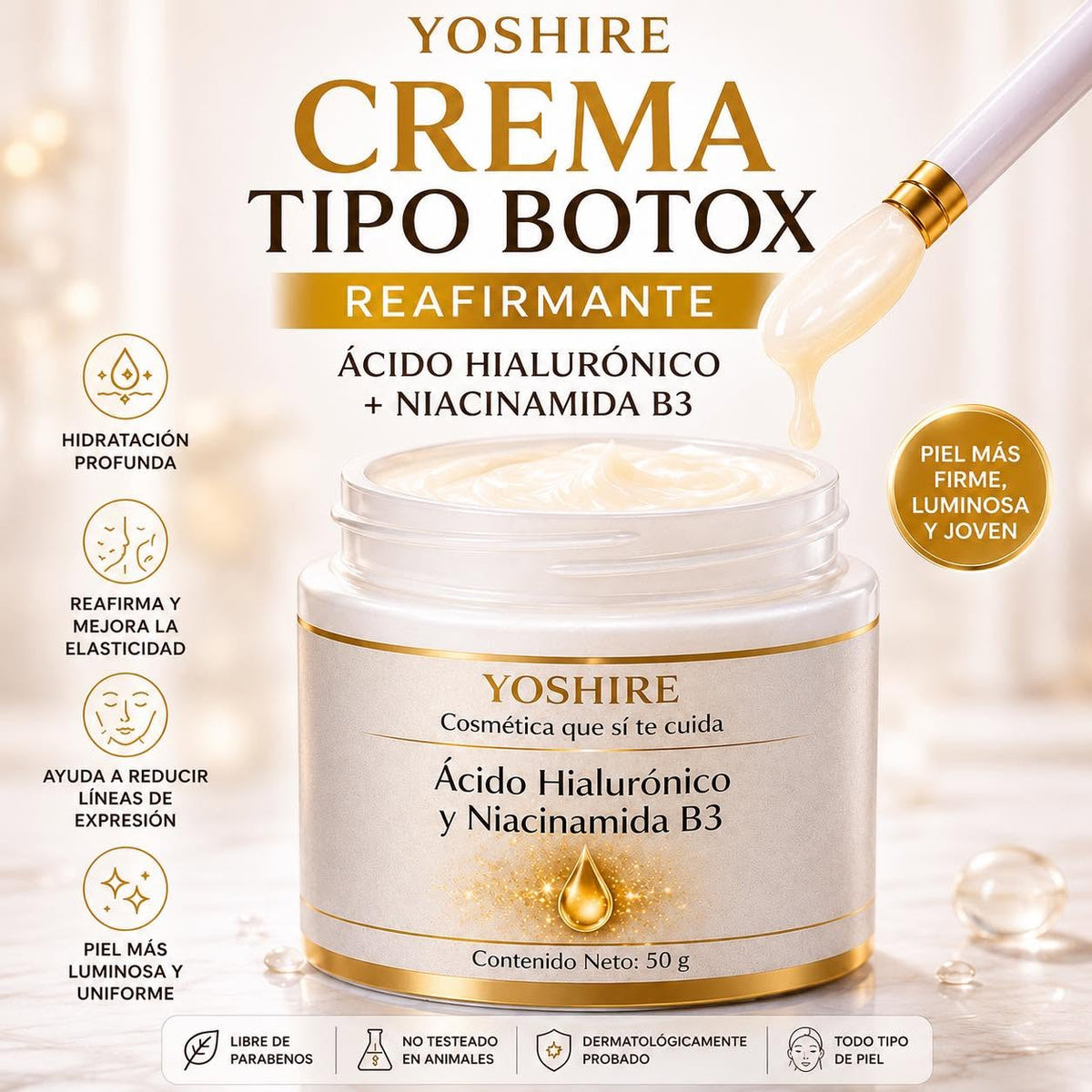 Crema Tipo Botox — Efecto Lifting Inmediato