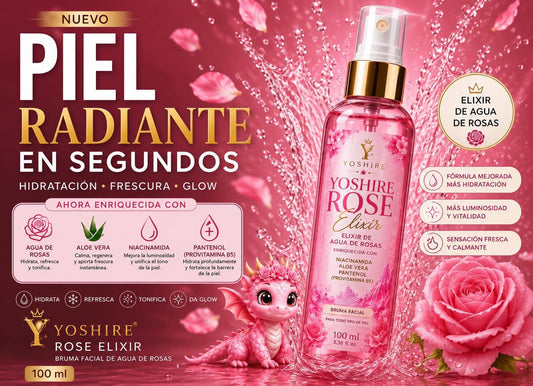 Agua de Rosas — Rose Elixir (Bruma Facial Hidratante)