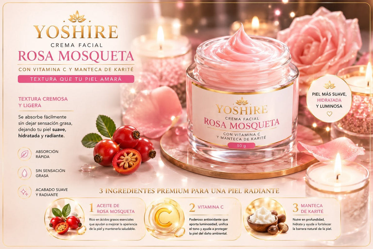 Crema Rosa Mosqueta — Nutre y Regenera