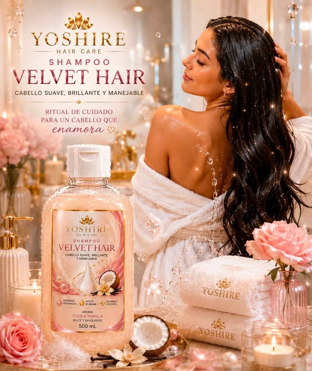 Shampoo Velvet Hair (Suave y Sedoso)
