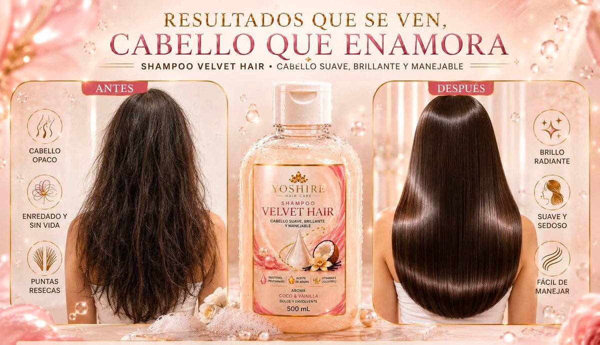 Shampoo Velvet Hair (Suave y Sedoso)