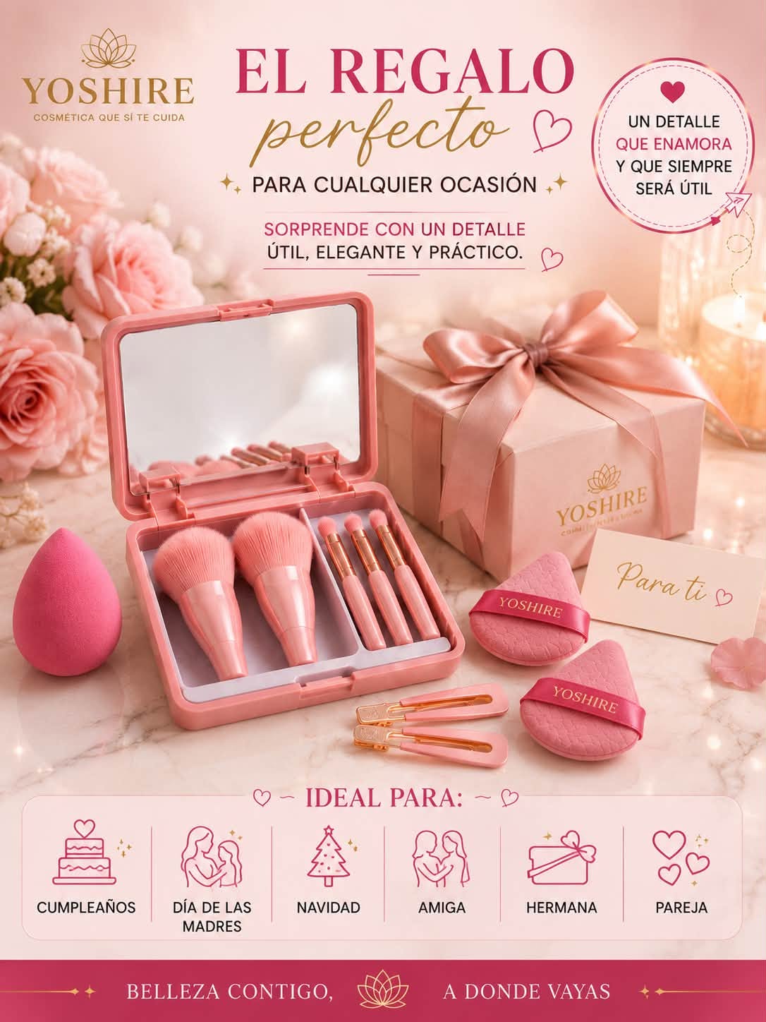Kit de Brochas Portátil